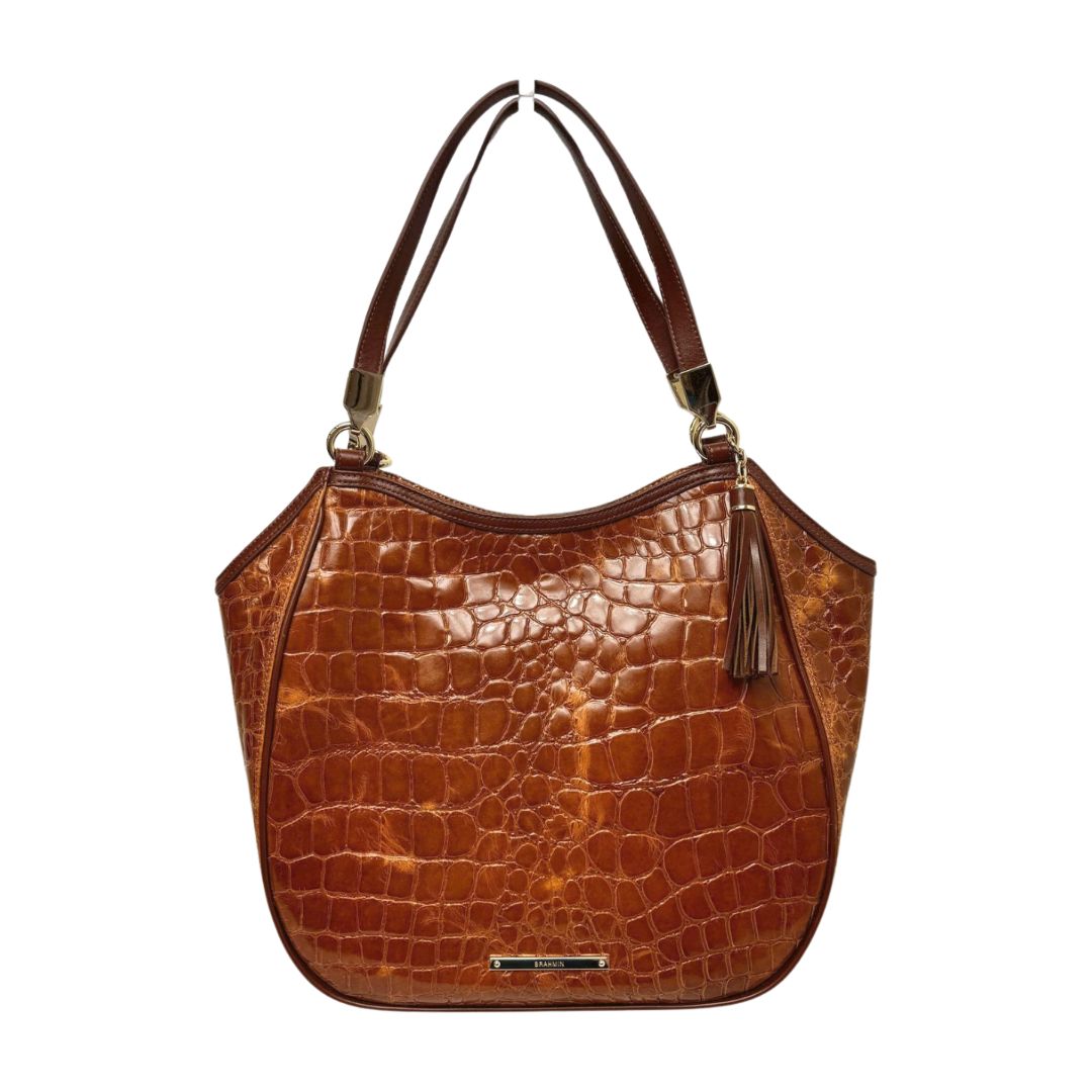 Tan discount brahmin bag