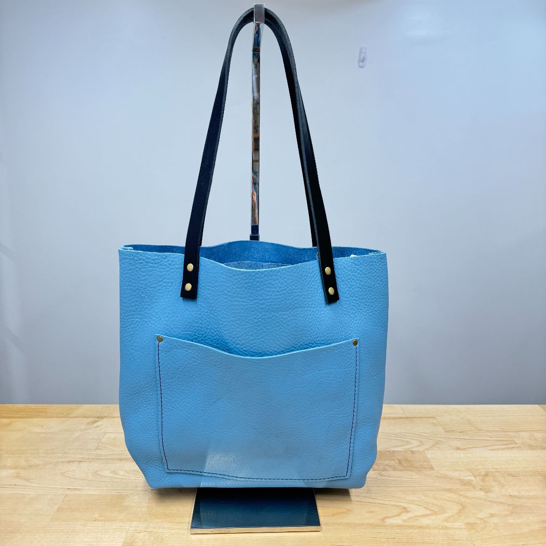 Portland leather sale blue tote