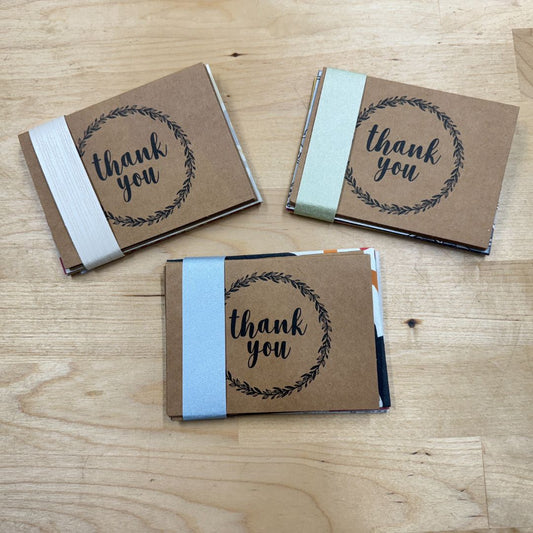 Hand Made Envelopes & Cards (12 pcs) (Local Artist)