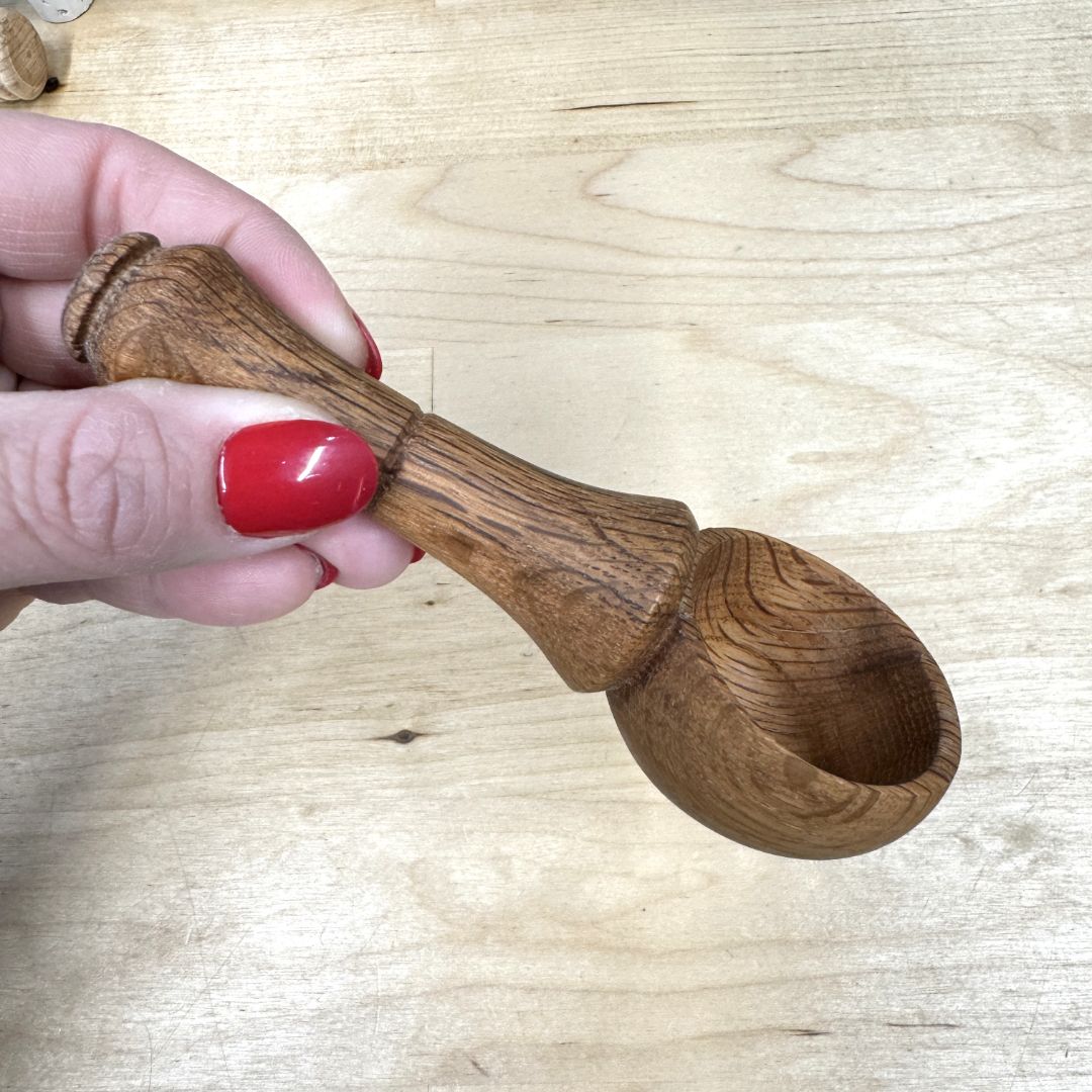 Coffee Scoop w/ Howard Butcher Block Finish (Local Artist)