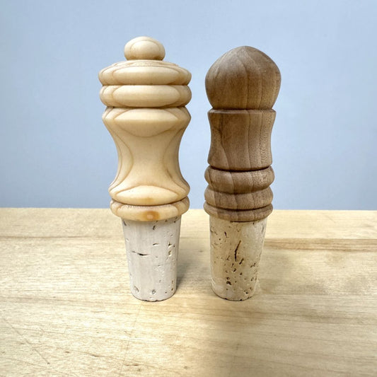 Hand Turned Bottle Stoppers(Local Artist)