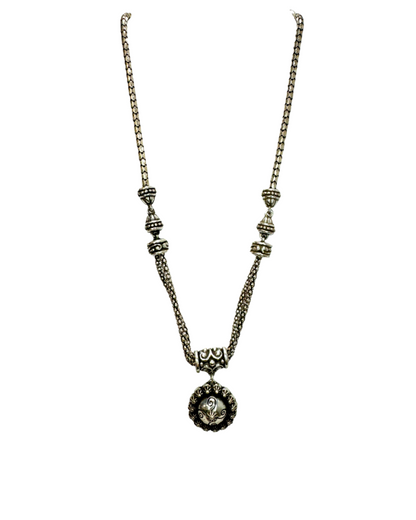 Brighton Double Strand Rondall Charm Necklace