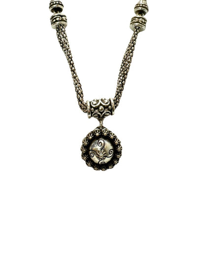 Brighton Double Strand Rondall Charm Necklace