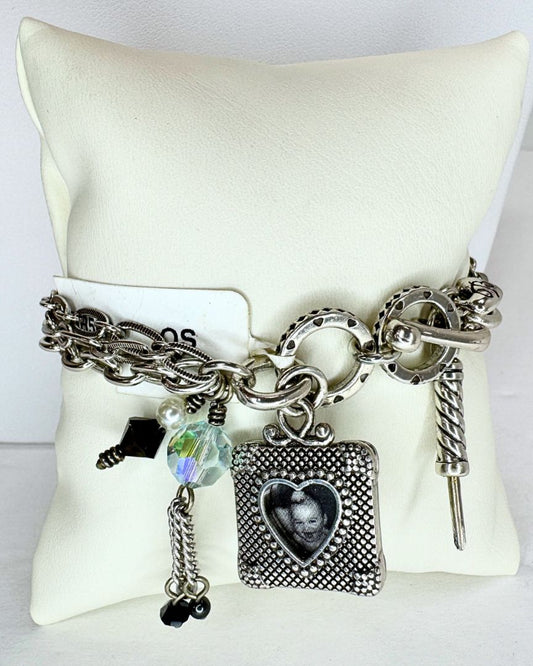 Brighton Keepsake Photo Charm Bracelet