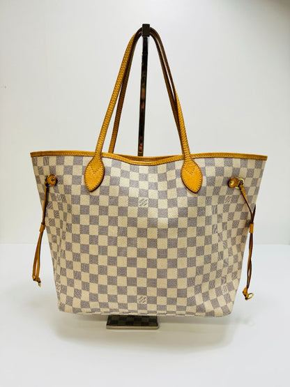 Louis Vuitton 2009 Neverfull MM Damier Azur Tote