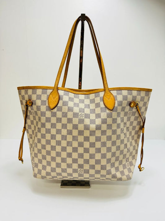 Louis Vuitton 2009 Neverfull MM Damier Azur Tote