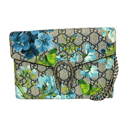 Gucci GG Supreme Dionysus Blooms Crossbody Blue Green