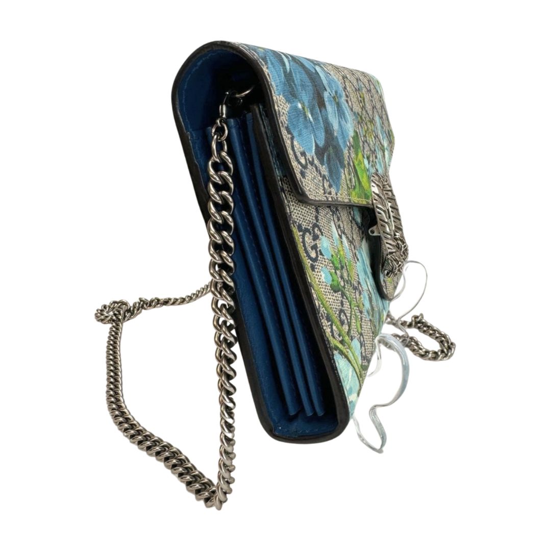 Gucci GG Supreme Dionysus Blooms Crossbody Blue Green