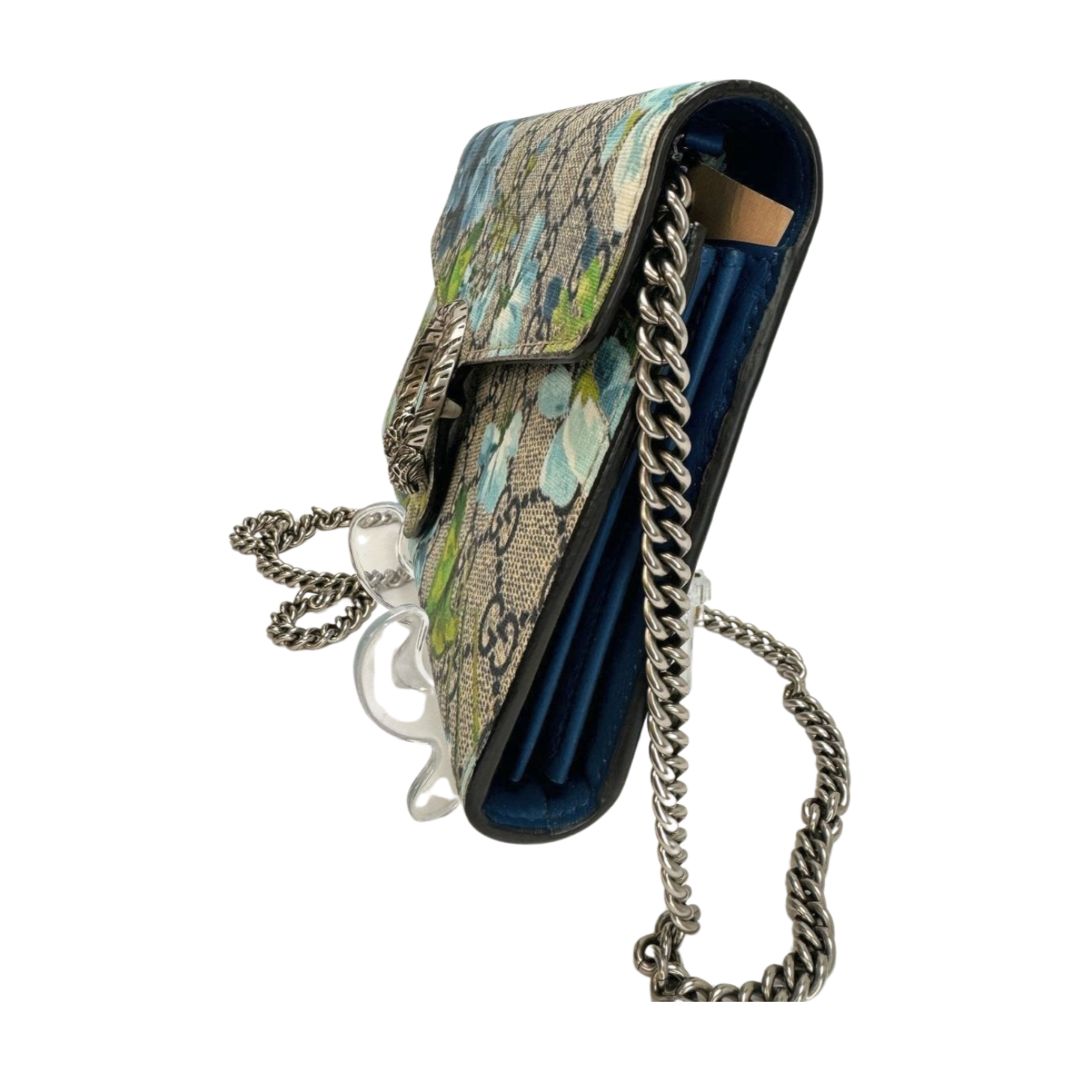 Gucci GG Supreme Dionysus Blooms Crossbody Blue Green