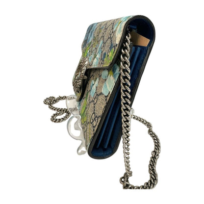 Gucci GG Supreme Dionysus Blooms Crossbody Blue Green