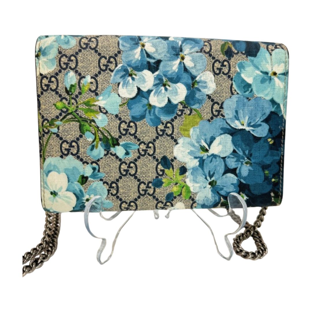 Gucci GG Supreme Dionysus Blooms Crossbody Blue Green