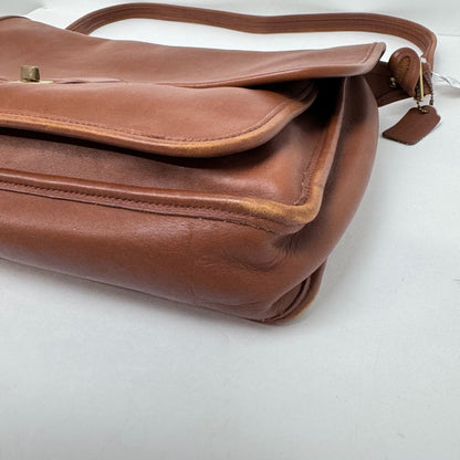 Coach Metropolitan Bag /Briefcase Leather Gold Hardware Satchel Tan