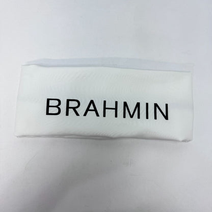 Brahmin Duxbury Dome Zip Top Convertible Satchel +  Matching "Ady" Wallet Satchel Blue "Marine Seville"