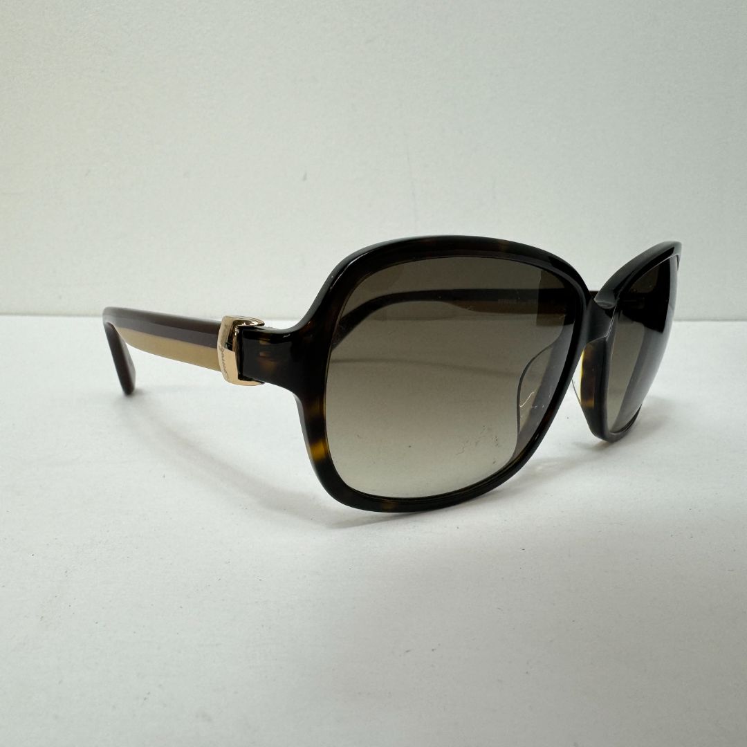 Salvatore Ferragamo Oversized Square Frame Sunglasses Brown
