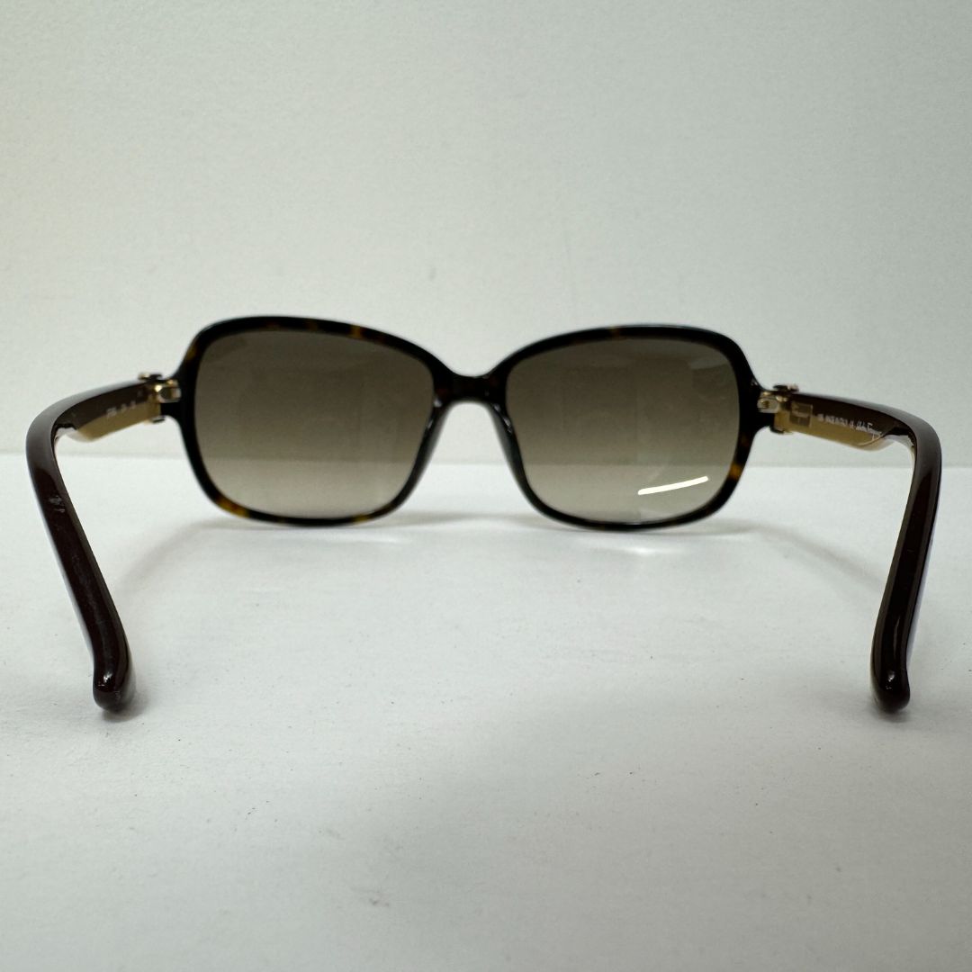 Salvatore Ferragamo Oversized Square Frame Sunglasses Brown