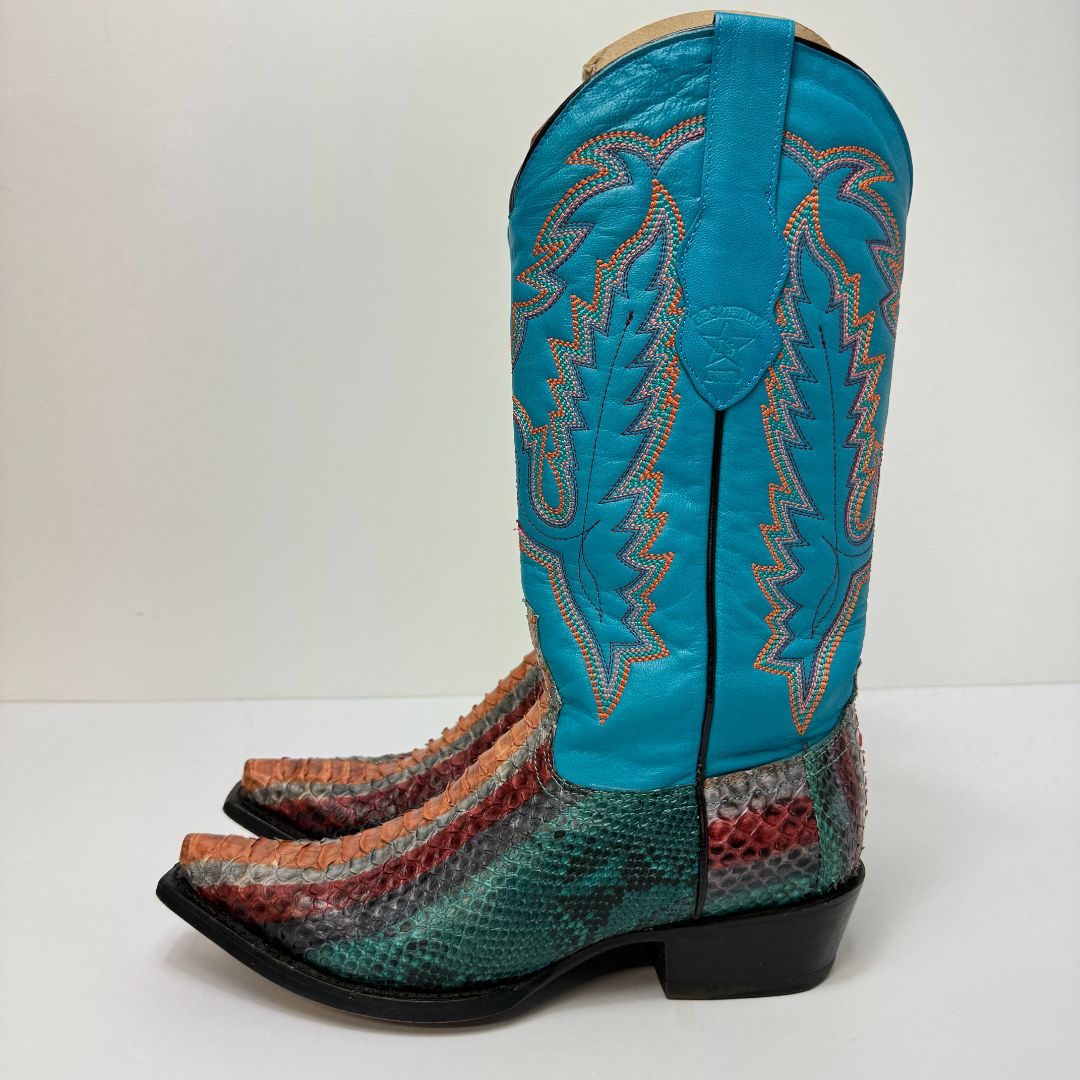 Los Altos Boots Boots Blue Multicolor