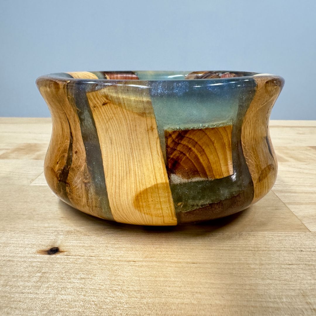 Wood & Epoxy Bowl (Local Artist)