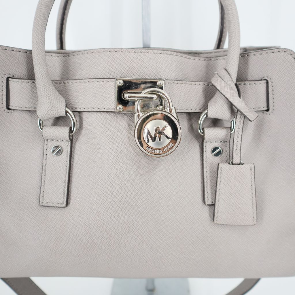 Michael Kors, Bags, Michael Kors Light Pink Tote With Chain Straps