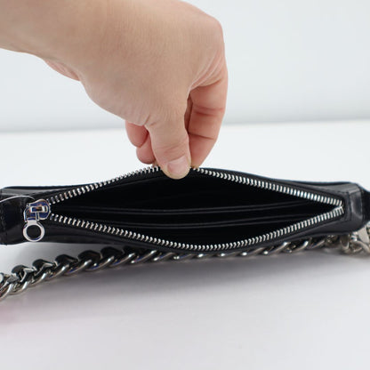 KARA Starfruit Chain Bag Crossbody Black